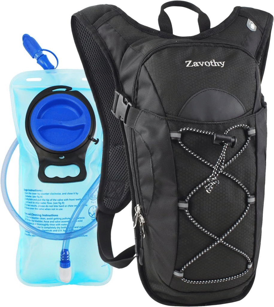Zavothy Hydration Backpack with 2L Hydration Bladder