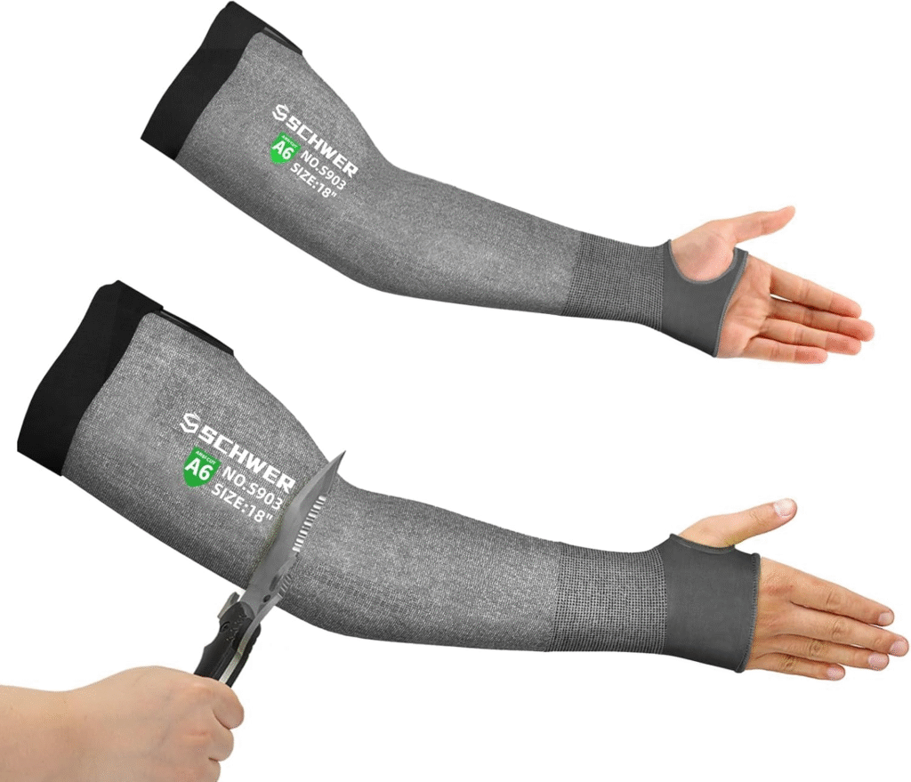 Schwer AIR-SKIN ANSI A6 Cut Resistant Arm Sleeves 