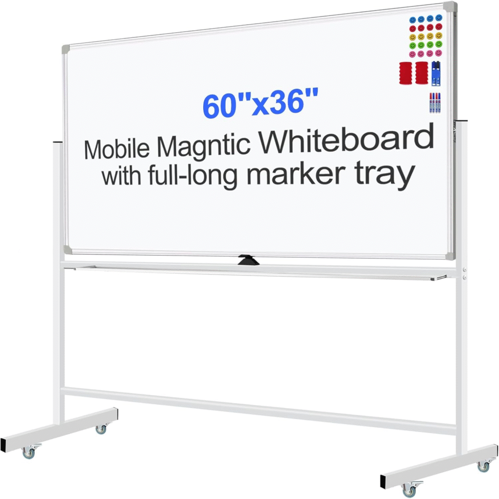 Mobile Magnet Whiteboard with Stand
