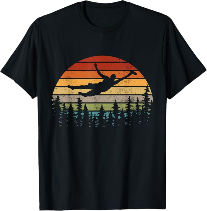 Retro Ultimate Frisbee Player Vintage Tee