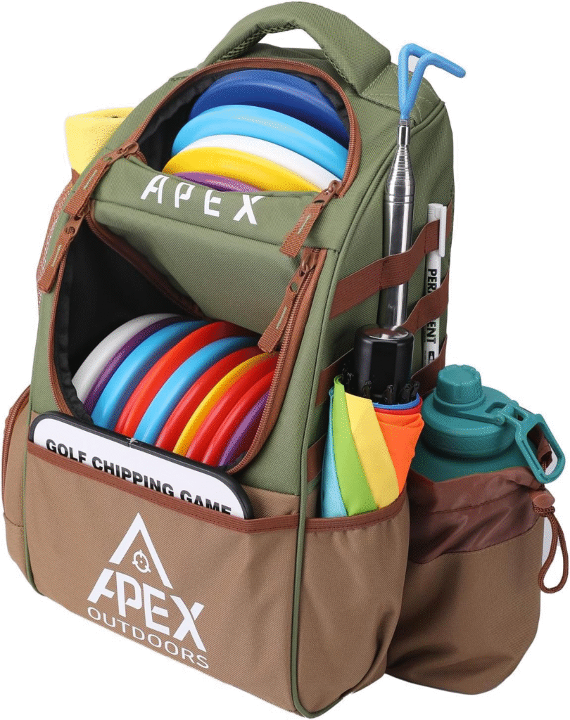 Apex Outdoors Large Disc Golf Backpack
