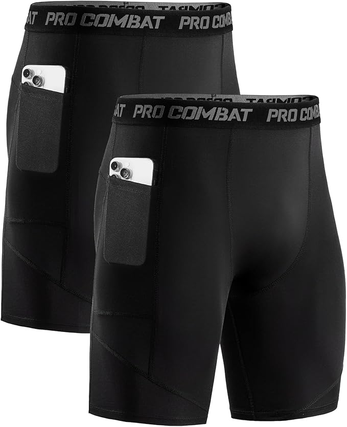 Niksa Men’s Compression Shorts with Pocket