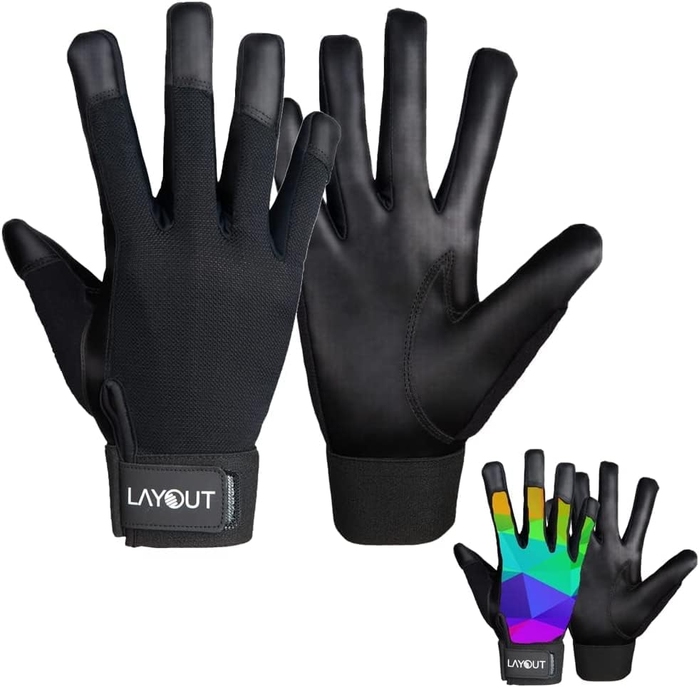 Layout Ultimate Frisbee Gloves for all weather conditions