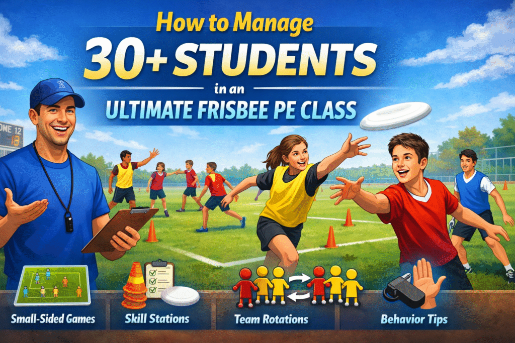 How to Manage 30+ Students in an Ultimate Frisbee PE Class