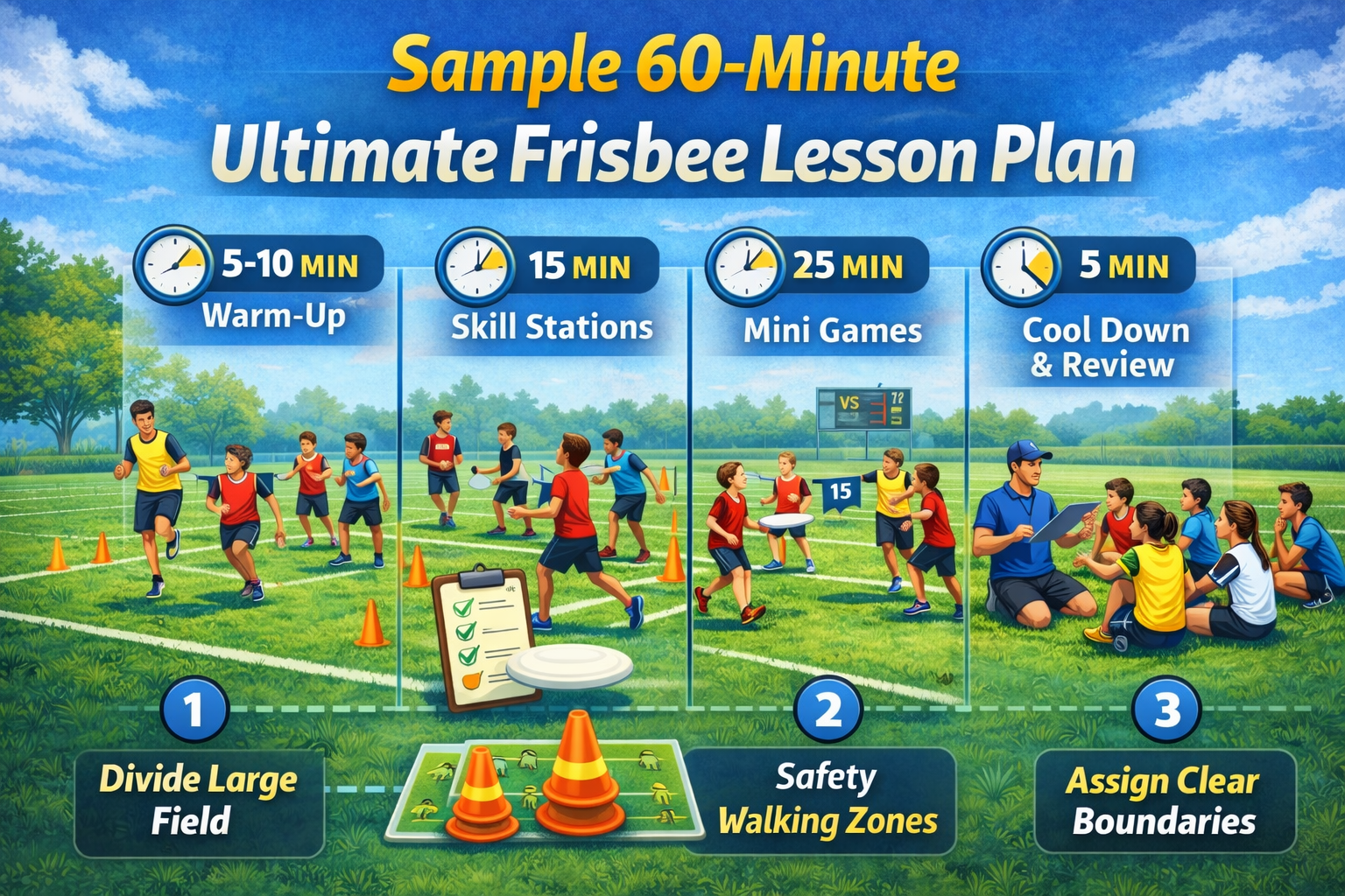 How to Manage 30+ Students in an Ultimate Frisbee PE Class