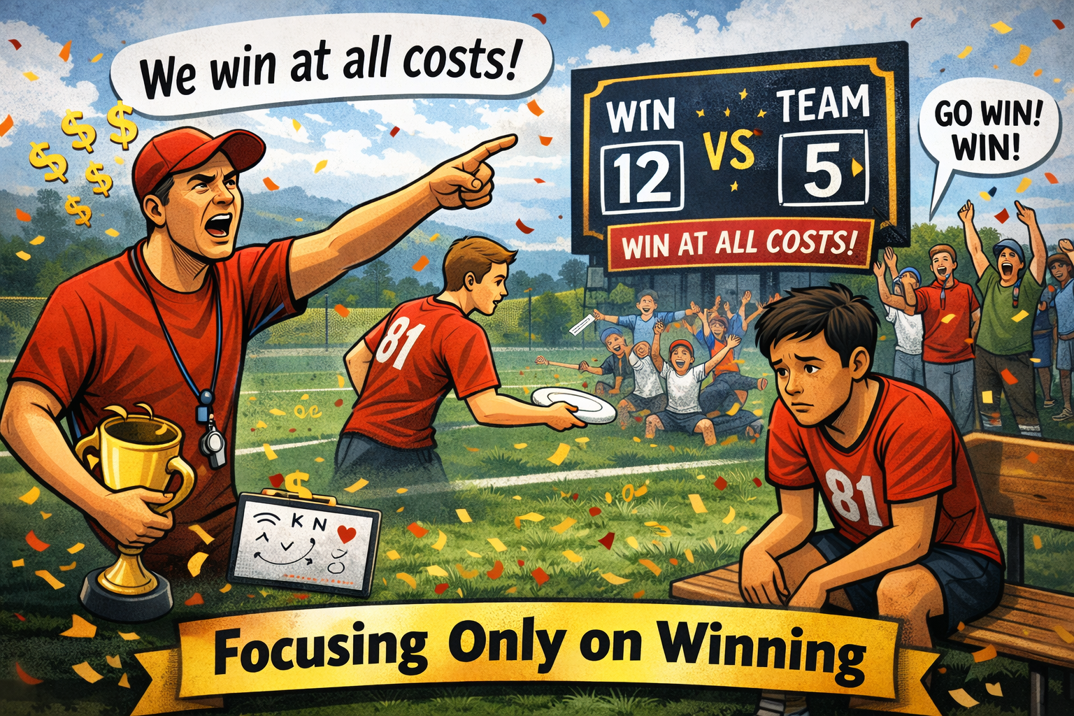 ultimate frisbee coaching mistakes